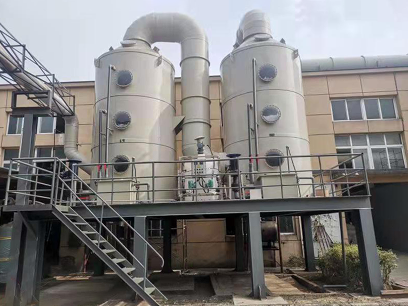 湖北丹澳藥業(yè)制藥車(chē)間廢氣凈化工程